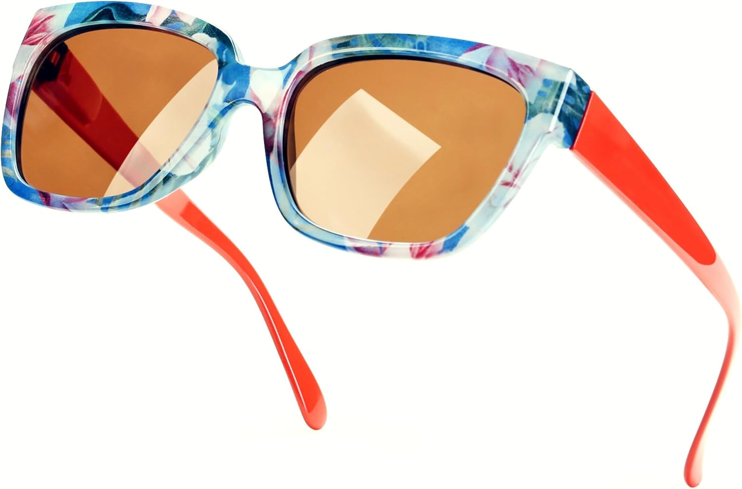 Женские солнцезащитные очки Leafael, ретро-стиль, квадратная оправа «кошачий глаз», цветочный узор, поляризованные линзы с защитой от УФ, цвет: красные дужки, розовый принт, для повседневной носки и спорта
Женские солнцезащитные очки Leafael, ретро-стиль, квадратная оправа «кошачий глаз», цветочный узор, поляризованные линзы с защитой от УФ, цвет: красные дужки, розовый принт, для повседневной носки и спорта