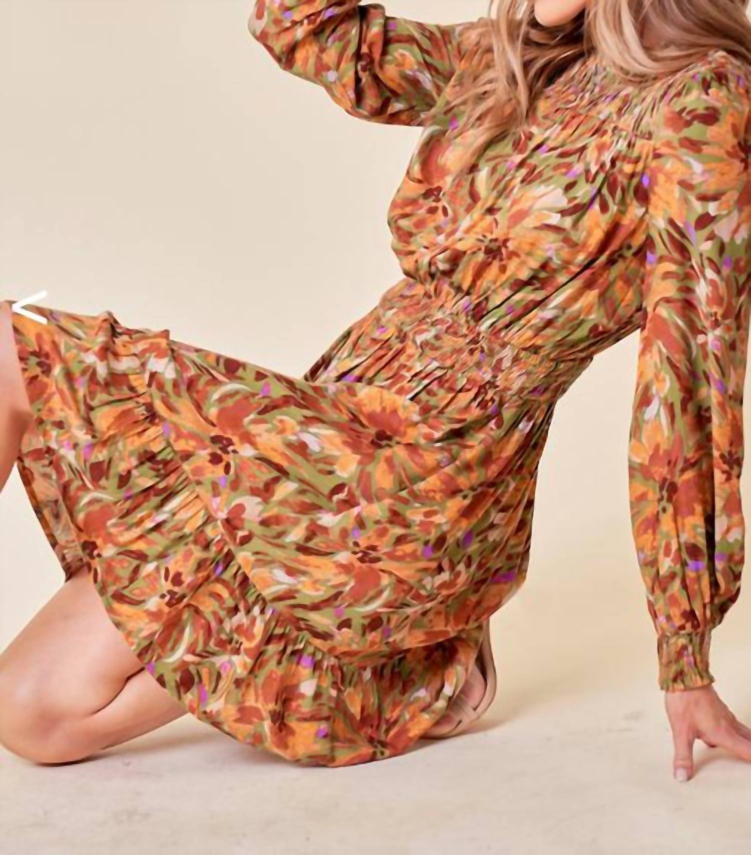 Платье Moss с рюшами и цветочным принтом в коричневом цвете Doe and Rae
Платье Moss с рюшами и цветочным принтом в коричневом цвете Doe and Rae