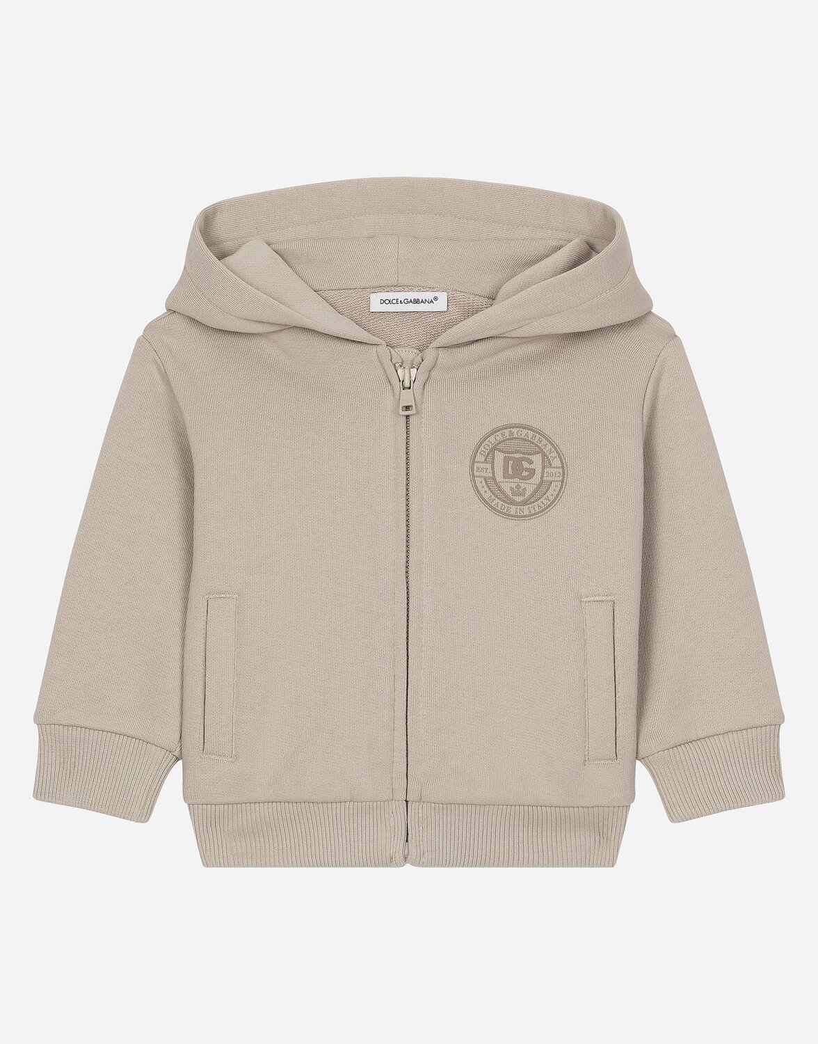 Толстовка из джерси с логотипом DG Dolce&Gabbana, бежевый
Толстовка из джерси с логотипом DG Dolce&Gabbana, бежевый