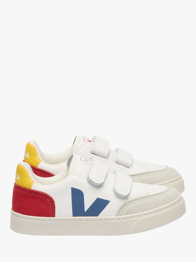 Детские кроссовки V-12 с кожаными вставками и липучкой VEJA, Multico Pepper
Детские кроссовки V-12 с кожаными вставками и липучкой VEJA, Multico Pepper