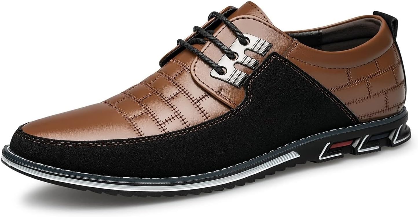 Мужские классические туфли широкого размера, удобные туфли-слипоны, модные деловые повседневные оксфорды, мягкие лоферы, дерби для работы в офисе, вождения и прогулок Dmgyck, Brown-a
Мужские классические туфли широкого размера, удобные туфли-слипоны, модные деловые повседневные оксфорды, мягкие лоферы, дерби для работы в офисе, вождения и прогулок Dmgyck, Brown-a