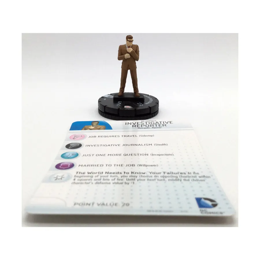Репортер-расследователь № 006 (С), DC HeroClix - Superman and Wonder Woman - Singles
Репортер-расследователь № 006 (С), DC HeroClix - Superman and Wonder Woman - Singles