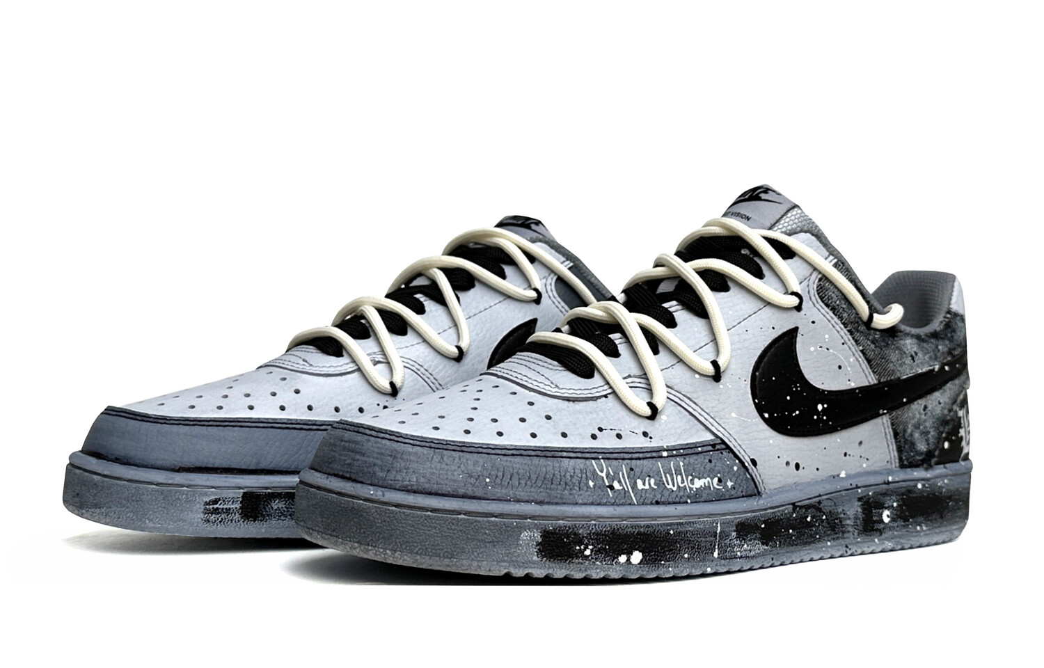 Кроссовки Nike Court Vision 1, серый/белый
Кроссовки Nike Court Vision 1, серый/белый