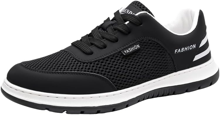 Мужские кроссовки с круглым носком, дышащие, повседневные спортивные, низкие, легкие, противоскользящие, подходят для ежедневной носки, путешествий, прогулок и бега Igzbibg, черный
Мужские кроссовки с круглым носком, дышащие, повседневные спортивные, низкие, легкие, противоскользящие, подходят для ежедневной носки, путешествий, прогулок и бега Igzbibg, черный