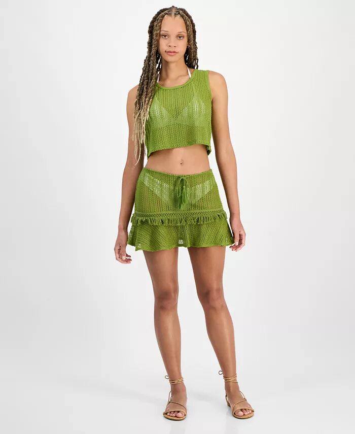 Юбка-накидка для юниоров, связанная крючком Miken, зеленый
Юбка-накидка для юниоров, связанная крючком Miken, зеленый