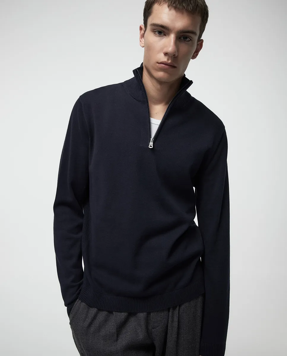 Джерси с молнией Sfera, темно-синий
Джерси с молнией Sfera, темно-синий