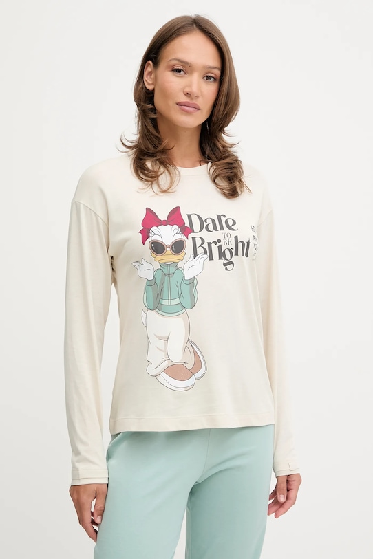 Длинный рукав пижамный United Colors Of Benetton, бежевый
Длинный рукав пижамный United Colors Of Benetton, бежевый