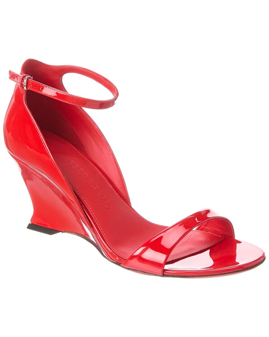 Кожаные босоножки на танкетке Ferragamo Vidette Salvatore Ferragamo, красный
Кожаные босоножки на танкетке Ferragamo Vidette Salvatore Ferragamo, красный