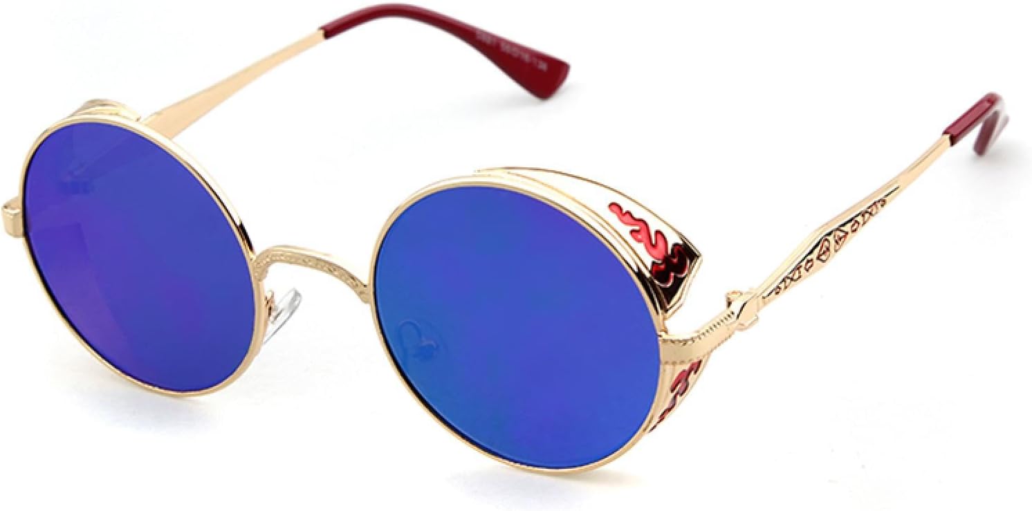 Круглые поляризованные солнцезащитные очки в стиле стимпанк для женщин, винтажная металлическая оправа, зеркальные линзы, солнцезащитные очки для мужчин в стиле ретро WNCKSQ, C12
Круглые поляризованные солнцезащитные очки в стиле стимпанк для женщин, винтажная металлическая оправа, зеркальные линзы, солнцезащитные очки для мужчин в стиле ретро WNCKSQ, C12