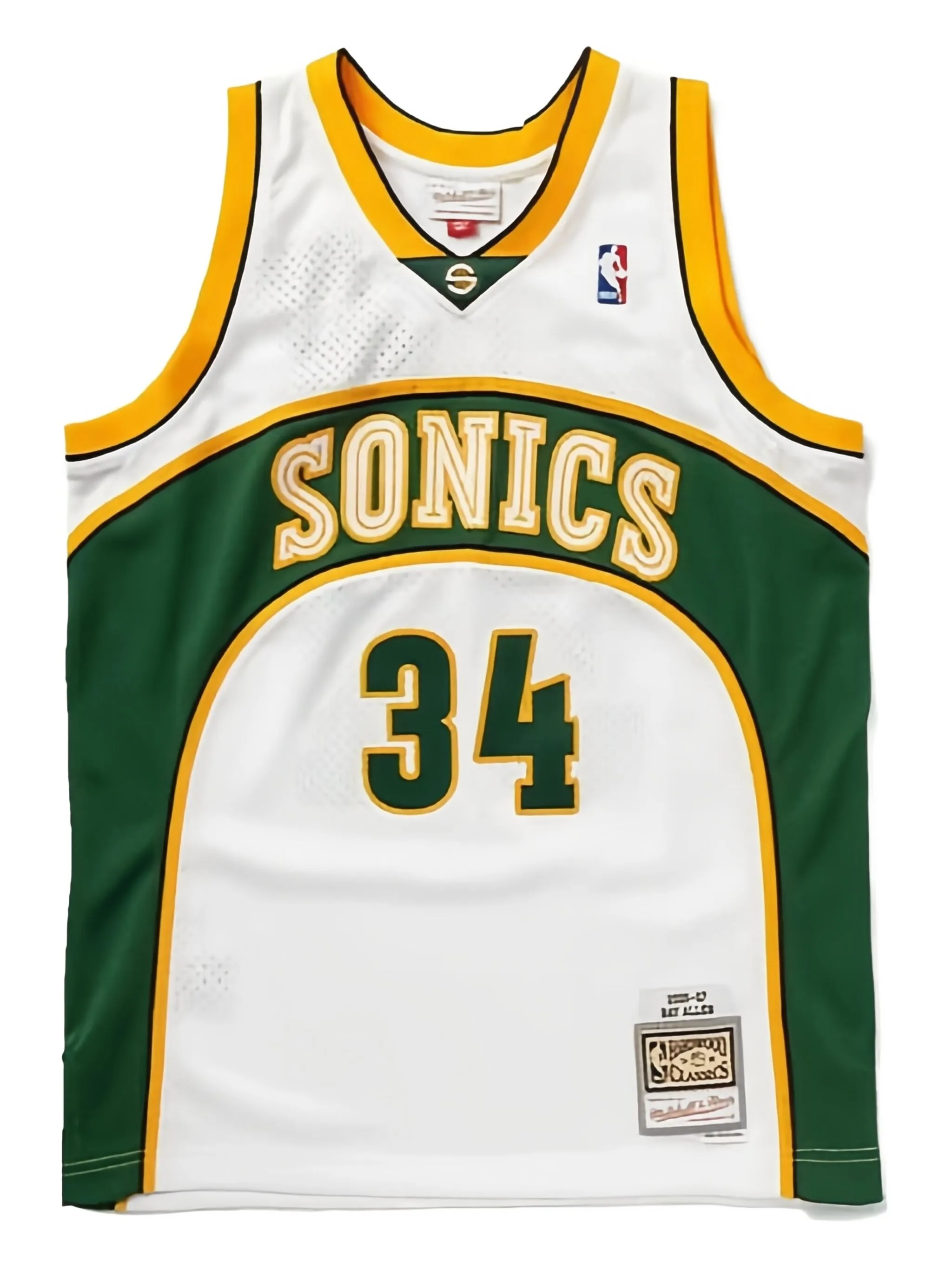 Топ NBA Swingman Supersonics 2006 Ray Allen Mitchell & Ness, белый
Топ NBA Swingman Supersonics 2006 Ray Allen Mitchell & Ness, белый