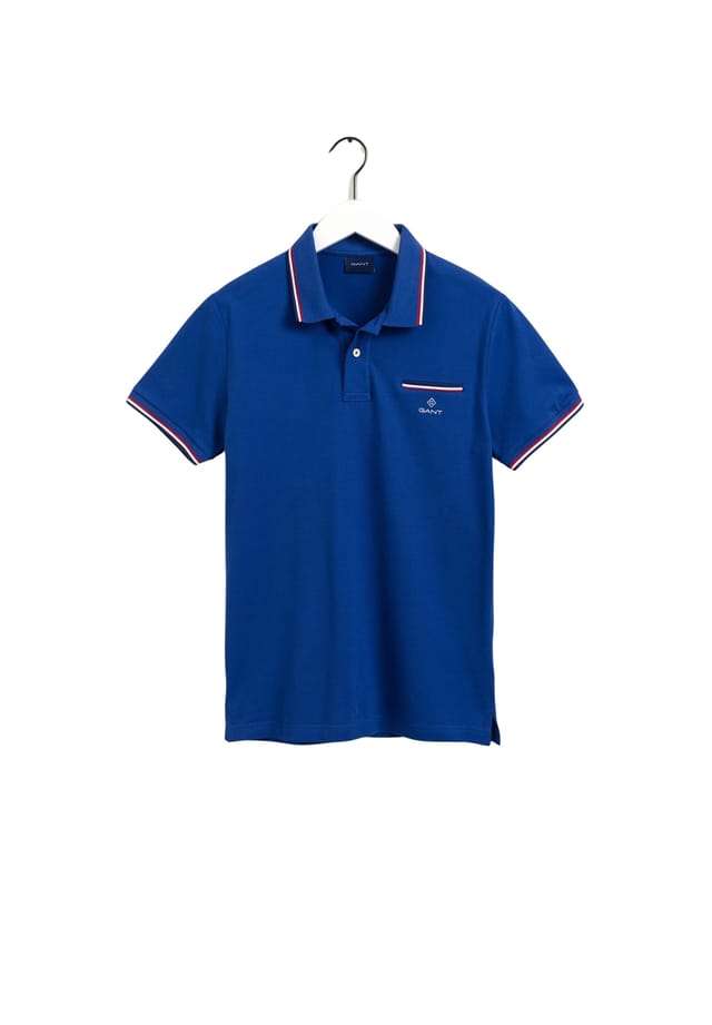 Рубашка пике регбийная рубашка поло с контрастными полосками Gant, голубой
Рубашка пике регбийная рубашка поло с контрастными полосками Gant, голубой