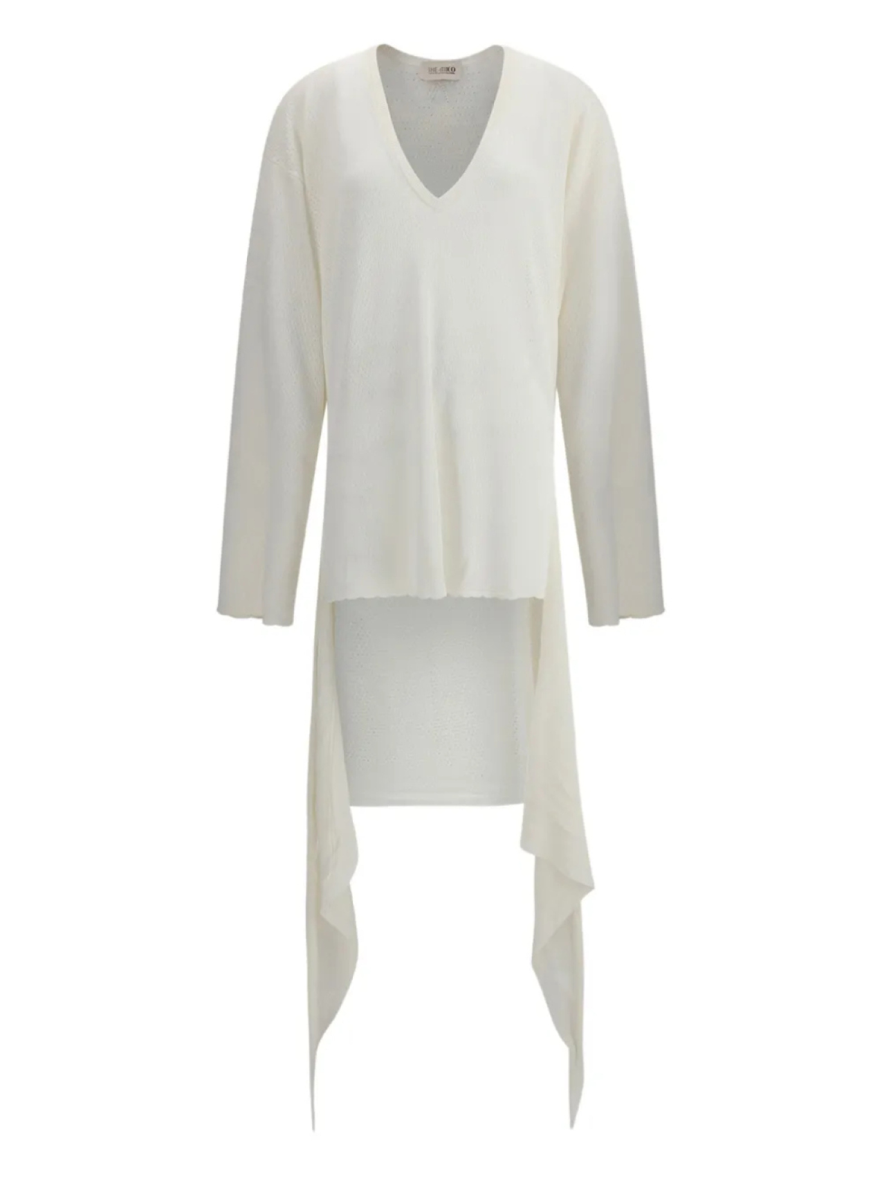 Мини-платье Attico с V-образным вырезом The Attico, белый
Мини-платье Attico с V-образным вырезом The Attico, белый