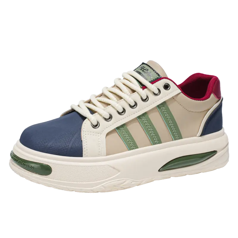 BOLE Мужские дышащие противоскользящие повседневные кеды с амортизацией бело-сине-красные, цвет White Blue Red
BOLE Мужские дышащие противоскользящие повседневные кеды с амортизацией бело-сине-красные, цвет White Blue Red