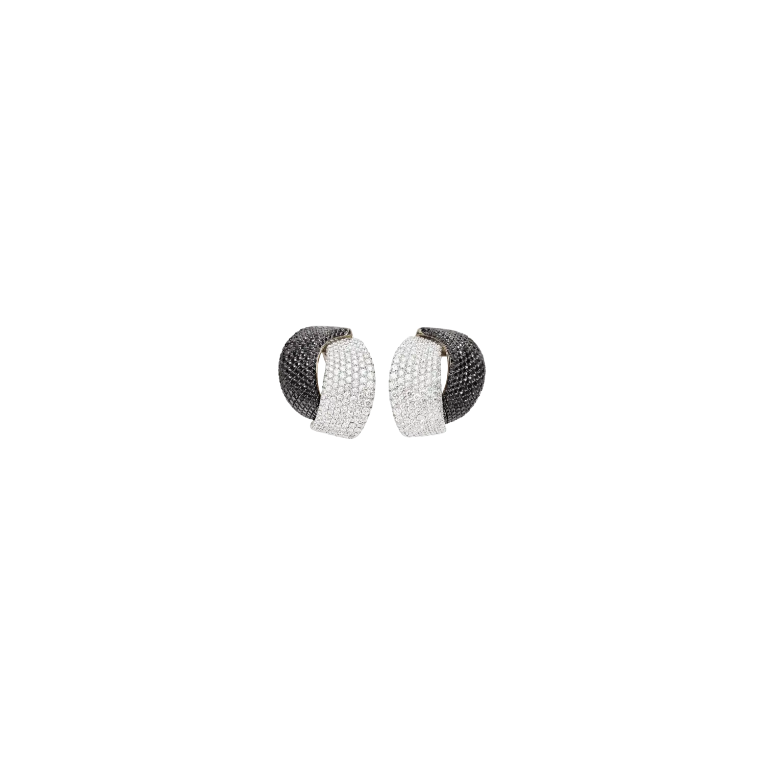 Серьги embrace из белого золота без родия, белых и черных бриллиантов. Vhernier
Серьги embrace из белого золота без родия, белых и черных бриллиантов. Vhernier