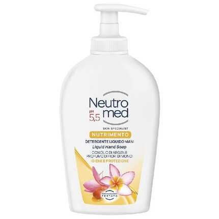 Neutromed Жидкое мыло для рук с питательным эффектом Ph5.5, с аргановым маслом и ароматом цветка монои 300 мл
Neutromed Жидкое мыло для рук с питательным эффектом Ph5.5, с аргановым маслом и ароматом цветка монои 300 мл