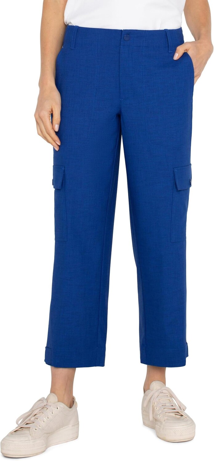 Брюки Liverpool Los Angeles Cargo Mid-Rise Crop With Tab Hem Textured Stetch Woven, цвет Blue Topaz
Брюки Liverpool Los Angeles Cargo Mid-Rise Crop With Tab Hem Textured Stetch Woven, цвет Blue Topaz