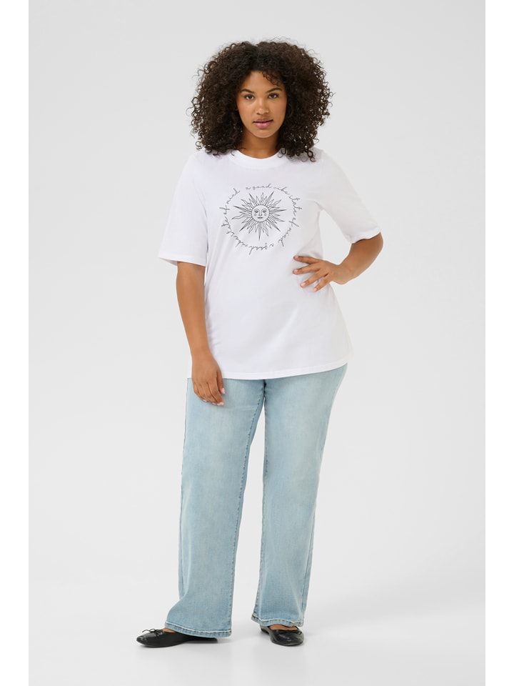 KAFFE curve Белая футболка, Белый, KAFFE curve Белая футболка
KAFFE curve Белая футболка, Белый, KAFFE curve Белая футболка