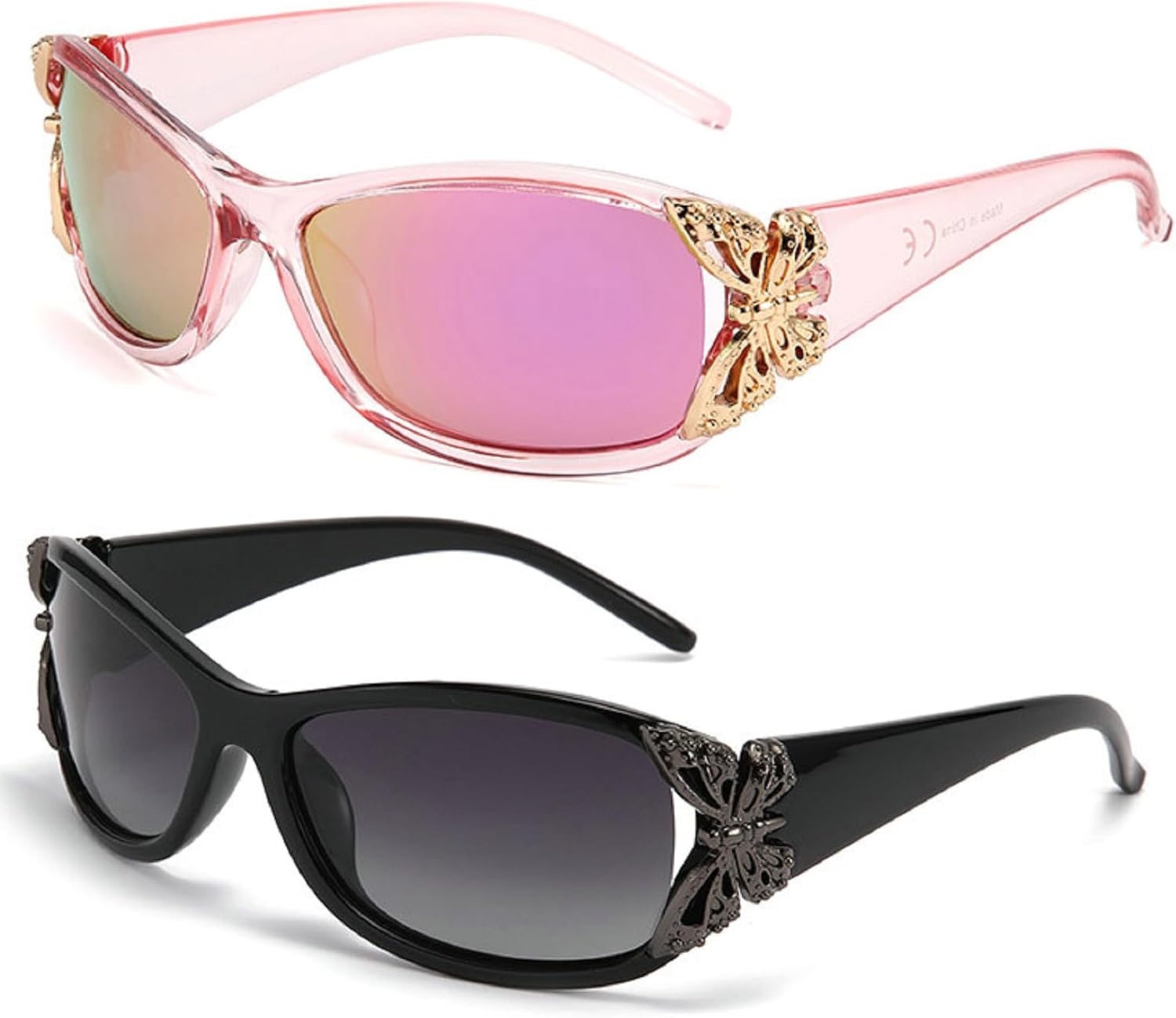 Модные поляризованные солнцезащитные очки в стиле Y2K для женщин, большие солнцезащитные очки для вождения, защита от УФ-излучения, модные солнцезащитные очки-бабочки mincl, 2pcs-pink&black
Модные поляризованные солнцезащитные очки в стиле Y2K для женщин, большие солнцезащитные очки для вождения, защита от УФ-излучения, модные солнцезащитные очки-бабочки mincl, 2pcs-pink&black