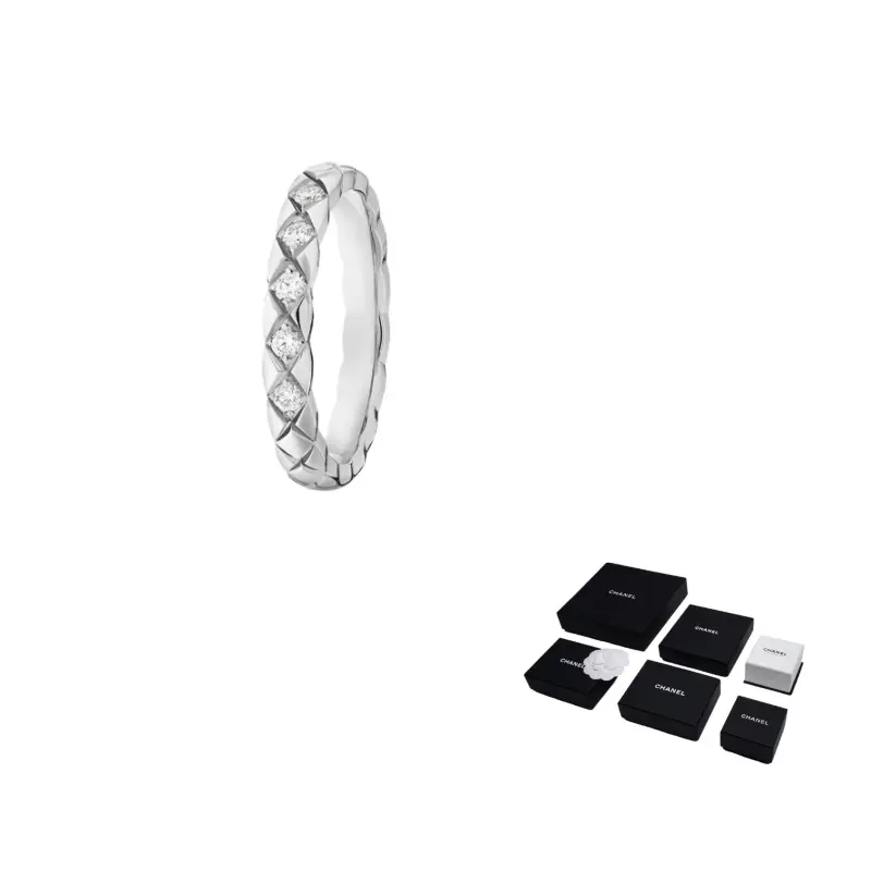 Платиновое кольцо Unisex Silver CHANEL, серебряный
Платиновое кольцо Unisex Silver CHANEL, серебряный