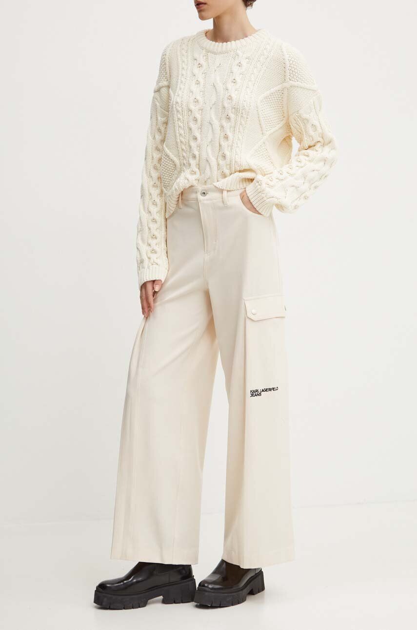 Джинсовые брюки Карла Лагерфельда Karl Lagerfeld Jeans, бежевый
Джинсовые брюки Карла Лагерфельда Karl Lagerfeld Jeans, бежевый