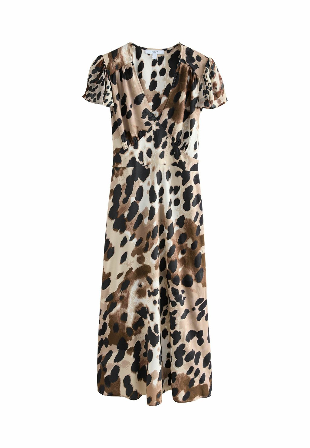 Платье макси FLUTTER SLEEVE TIE WAIST Next, бежевый
Платье макси FLUTTER SLEEVE TIE WAIST Next, бежевый