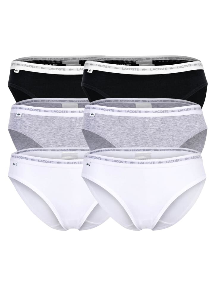 Трусы Lacoste Slip 6er Pack, цвет schwarz/grau/weiß
Трусы Lacoste Slip 6er Pack, цвет schwarz/grau/weiß