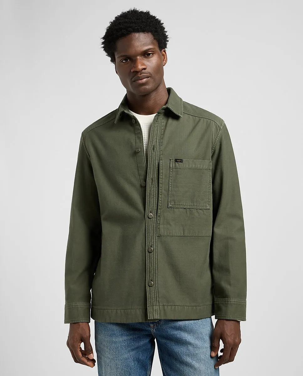 Мужская рубашка свободного кроя Lee, оливковый зеленый
Мужская рубашка свободного кроя Lee, оливковый зеленый