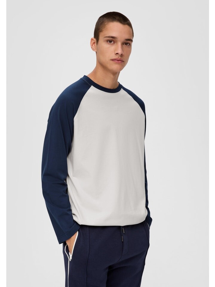 Футболка QS, цвет blau/creme
Футболка QS, цвет blau/creme