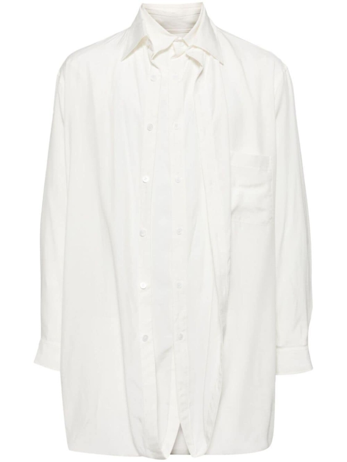 Yohji Yamamoto двухслойная рубашка, белый
Yohji Yamamoto двухслойная рубашка, белый