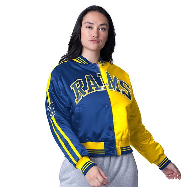 Женская укороченная куртка satin los angeles rams zone blitz royal/gold на молнии Starter
Женская укороченная куртка satin los angeles rams zone blitz royal/gold на молнии Starter