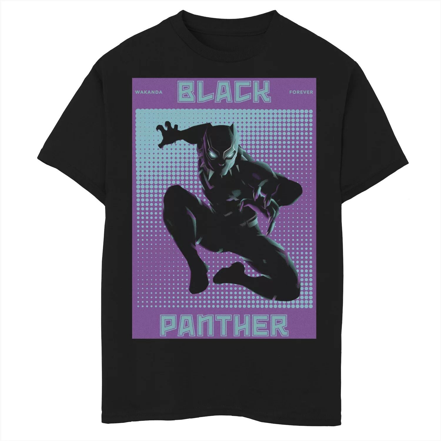 Футболка с графическим плакатом и полутоновым плакатом Marvel Black Panther для мальчиков 8–20 лет Marvel
Футболка с графическим плакатом и полутоновым плакатом Marvel Black Panther для мальчиков 8–20 лет Marvel