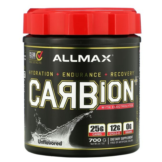 CARBION+ с электролитами ALLMAX без вкуса
CARBION+ с электролитами ALLMAX без вкуса