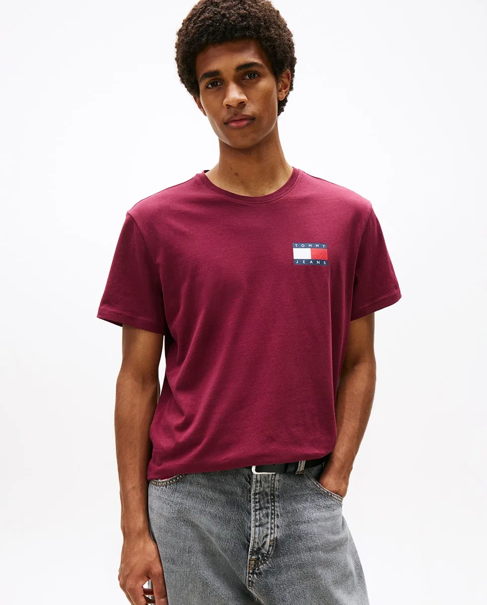 Мужская футболка slim fit с коротким рукавом Tommy Jeans, бордовый
Мужская футболка slim fit с коротким рукавом Tommy Jeans, бордовый