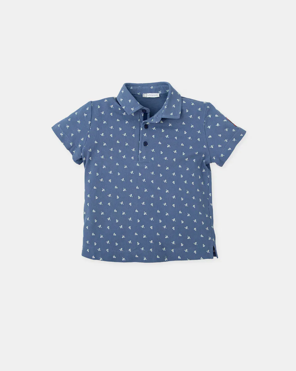Baby boy рубашка поло с коротким рукавом и принтом лодочкой Tutto Piccolo, синий
Baby boy рубашка поло с коротким рукавом и принтом лодочкой Tutto Piccolo, синий