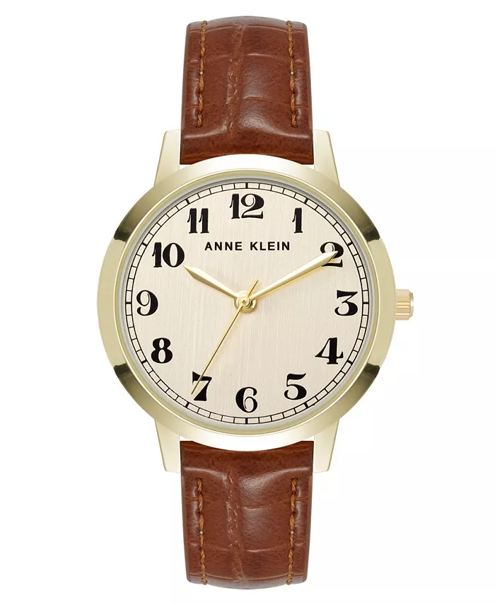 Женские часы Quartz Casual в стиле boyfriend, коричневые, из полиуретановой кожи и металлического сплава золотистого оттенка, 34 мм Anne Klein
Женские часы Quartz Casual в стиле boyfriend, коричневые, из полиуретановой кожи и металлического сплава золотистого оттенка, 34 мм Anne Klein