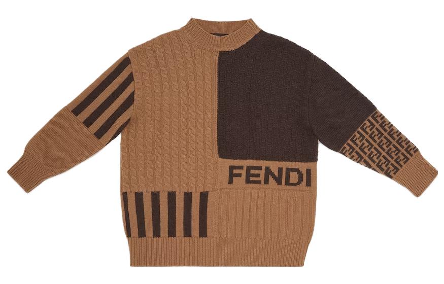 Детский свитер FENDI, коричневый
Детский свитер FENDI, коричневый