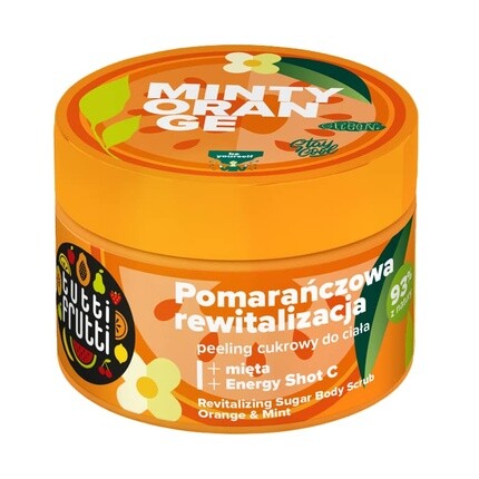 Tutti Frutti Восстанавливающий сахарный скраб для тела Апельсин и мята + Energy Shot C 300 г
Tutti Frutti Восстанавливающий сахарный скраб для тела Апельсин и мята + Energy Shot C 300 г