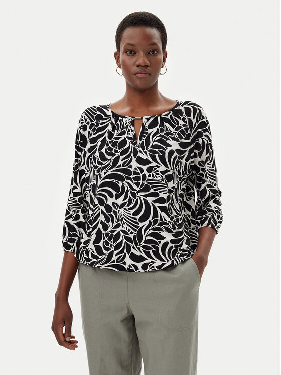 Блузка обычного кроя 11105072 Olsen, черный 
Блузка обычного кроя 11105072 Olsen, черный