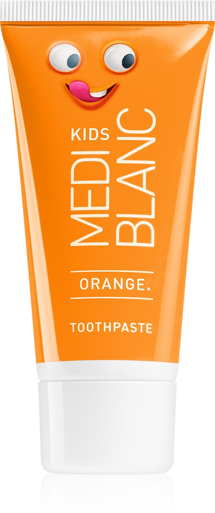 Детская апельсиновая зубная паста для детей Mediblanc, orange 50 мл
Детская апельсиновая зубная паста для детей Mediblanc, orange 50 мл