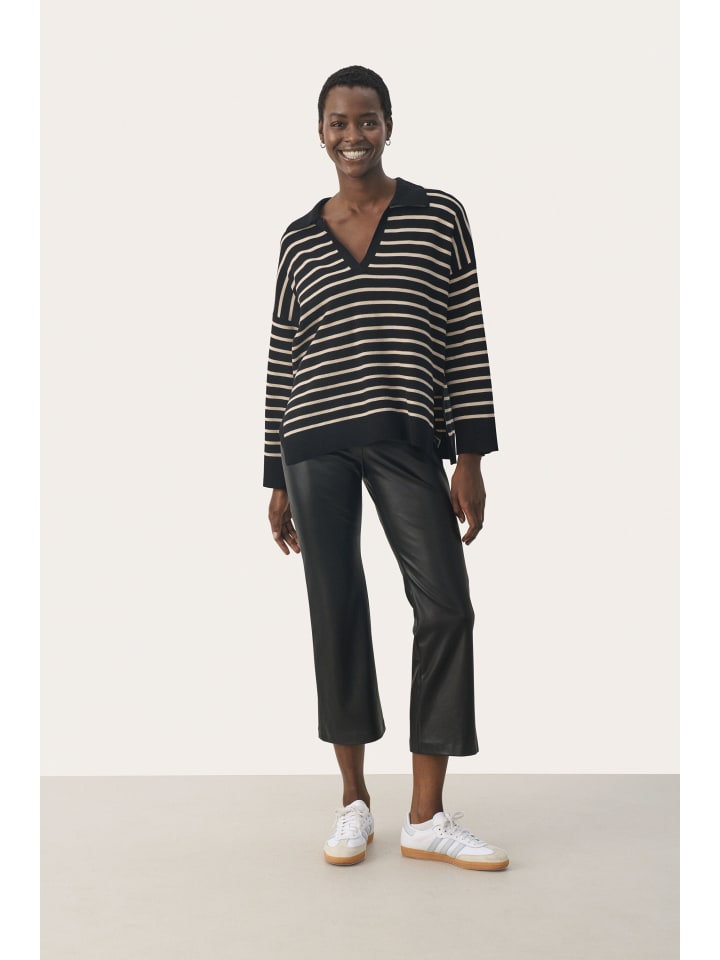 Свободный вязаный свитер NataraPW цвета Французский дуб в мелкую полоску. PART TWO
Свободный вязаный свитер NataraPW цвета Французский дуб в мелкую полоску. PART TWO