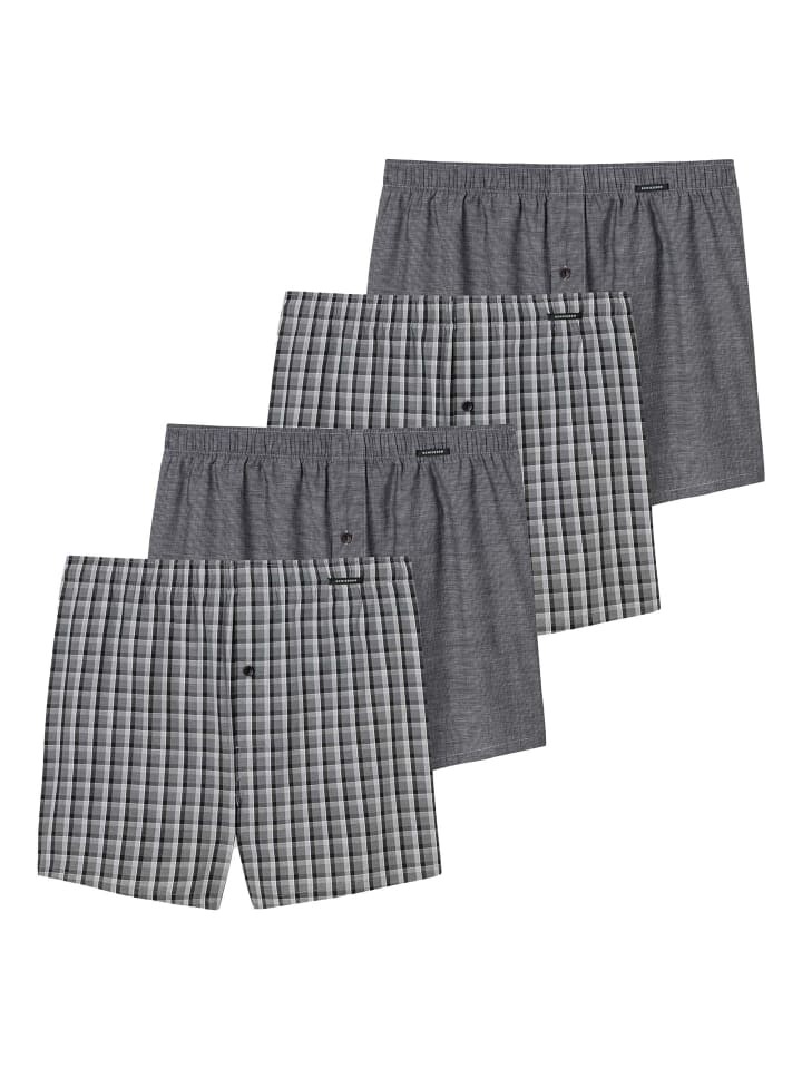 Трусы боксеры Schiesser Web-Boxershorts 4er Pack, серый
Трусы боксеры Schiesser Web-Boxershorts 4er Pack, серый