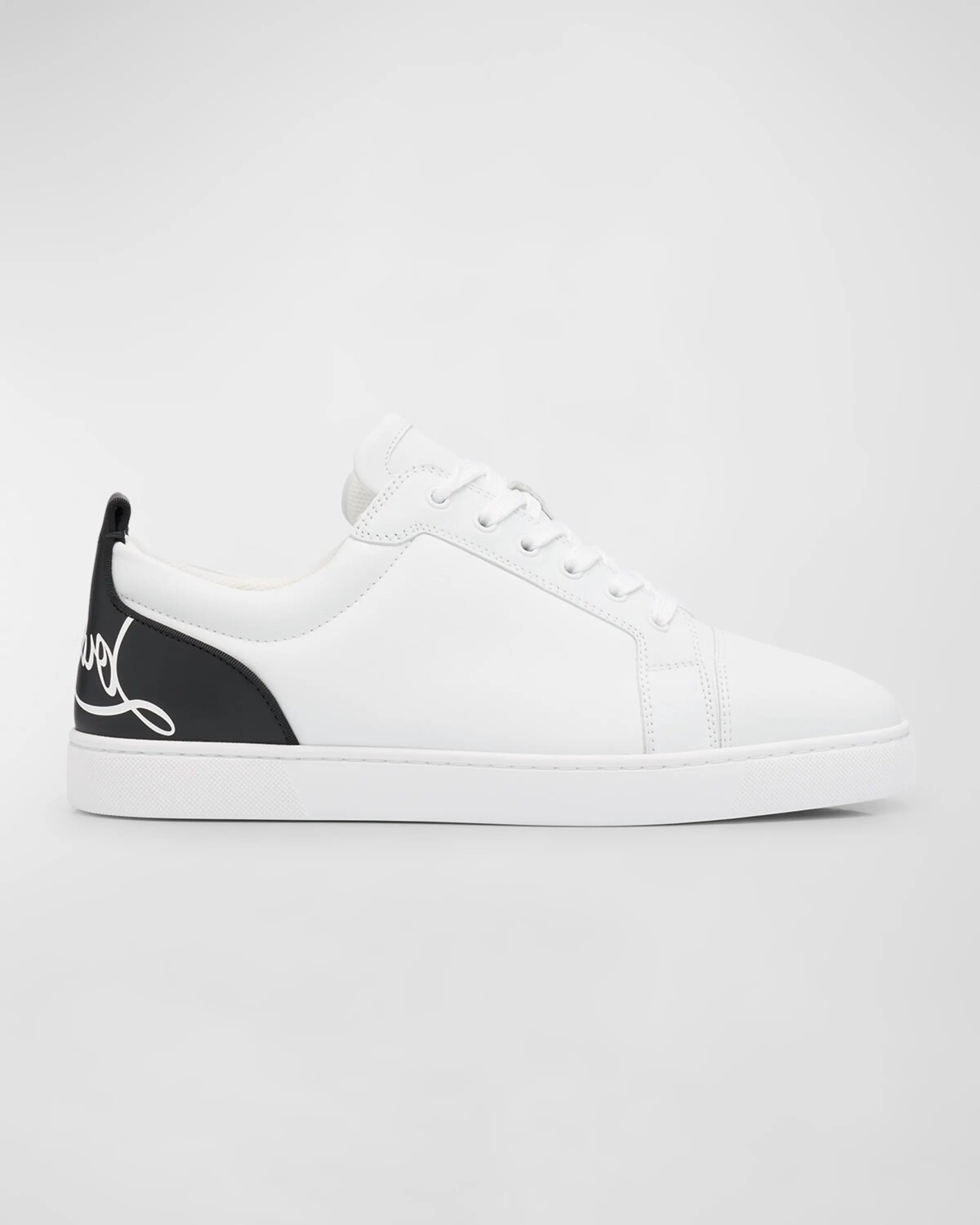Мужские кожаные кроссовки Fun Louis Junior с низким берцем Christian Louboutin, цвет White/Black
Мужские кожаные кроссовки Fun Louis Junior с низким берцем Christian Louboutin, цвет White/Black