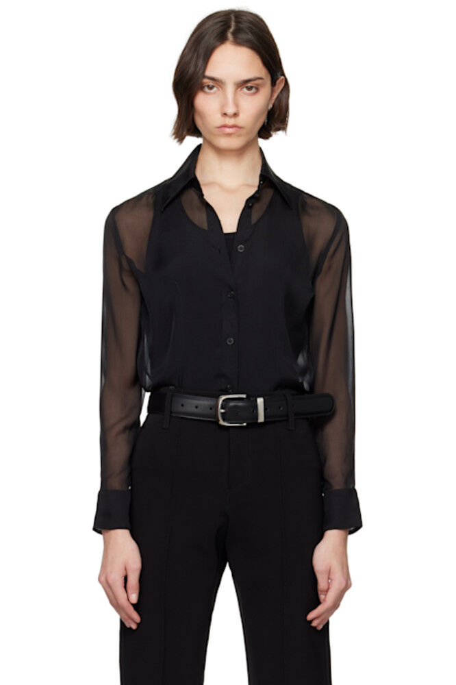 Черная рубашка Lea Slim Kallmeyer
Черная рубашка Lea Slim Kallmeyer