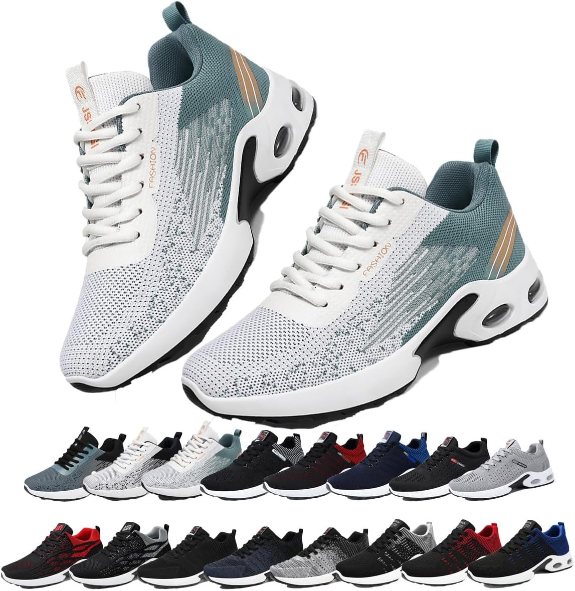 Мужские кроссовки Air с амортизацией для бега, белые с сеткой, ортопедические кроссовки, противоскользящие для активного отдыха на улице Generic
Мужские кроссовки Air с амортизацией для бега, белые с сеткой, ортопедические кроссовки, противоскользящие для активного отдыха на улице Generic