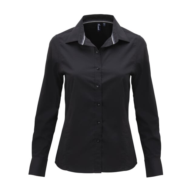 Женская приталенная рубашка Friday с длинными рукавами Premier, черный
Женская приталенная рубашка Friday с длинными рукавами Premier, черный