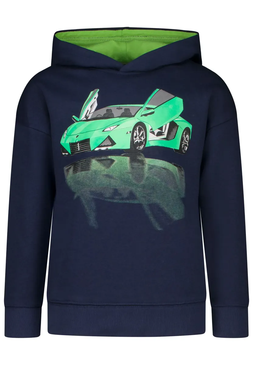 СОЛЬ И ПЕРЕЦ Толстовка с капюшоном "Зеленая машина" и крупным изображением гоночного автомобиля Salt And Pepper, синий
СОЛЬ И ПЕРЕЦ Толстовка с капюшоном "Зеленая машина" и крупным изображением гоночного автомобиля Salt And Pepper, синий