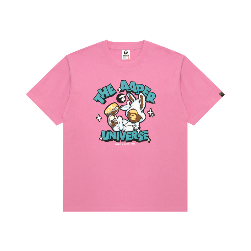 Футболка *A Bathing APE с принтом Cartoon Aape, розовый
Футболка *A Bathing APE с принтом Cartoon Aape, розовый