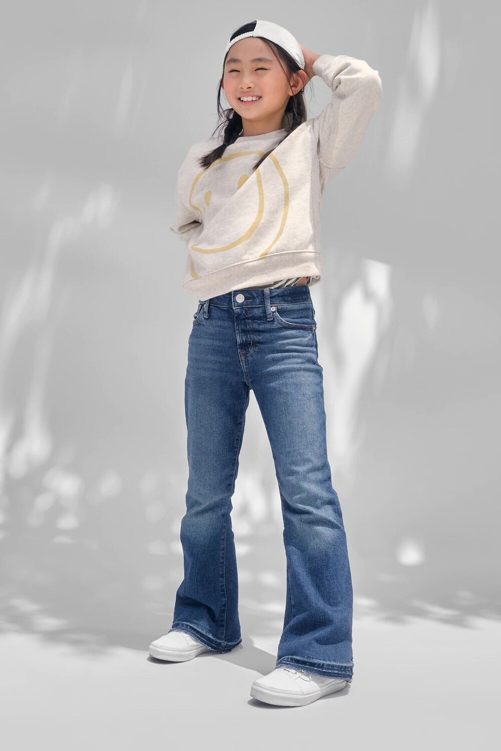 Расклешенные джинсы с завышенной талией Gap, синий
Расклешенные джинсы с завышенной талией Gap, синий