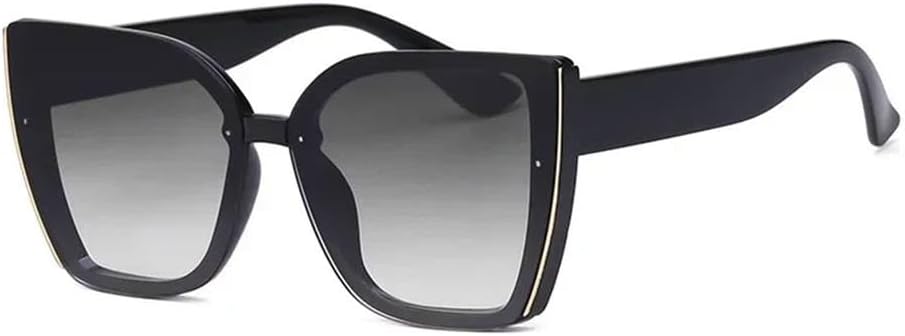 Модные солнцезащитные очки в крупной оправе «кошачий глаз» для женщин, для мужчин и для активного отдыха, вождения, путешествий, с защитой от УФ-излучения UV400 KTUCN, Gray
Модные солнцезащитные очки в крупной оправе «кошачий глаз» для женщин, для мужчин и для активного отдыха, вождения, путешествий, с защитой от УФ-излучения UV400 KTUCN, Gray