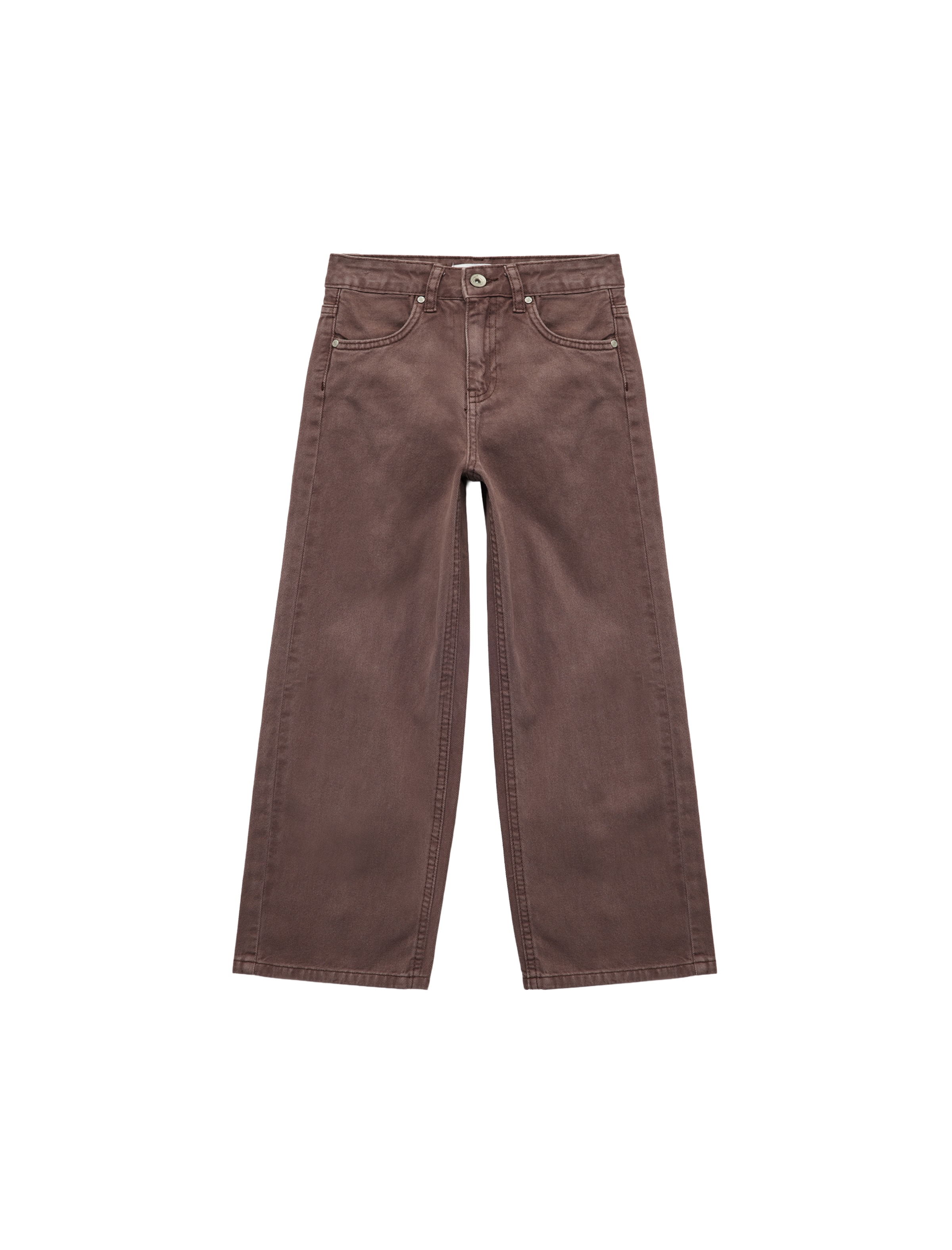 Koton Джинсы с широкими штанинами в темно-коричневом цвете
Koton Джинсы с широкими штанинами в темно-коричневом цвете